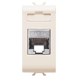 Priza FTP CAT 5E 1M Gewiss Chorus Ivory GW11422