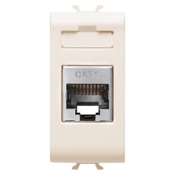 Priza FTP CAT 6E 1M Gewiss Chorus Ivory GW11424