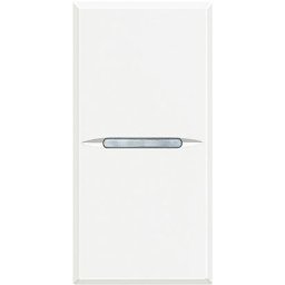 Intrerupator simplu axial Axolute Bticino 1M alb HD4001N