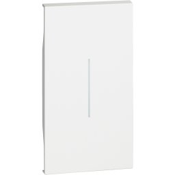 Tasta intrerupator 2M Living Now Bticino alb KW01M2