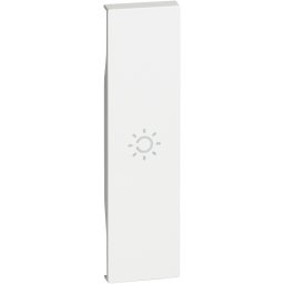 Tasta intrerupator simbol lumina 1M Living Now Bticino alb KW01A
