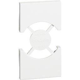 Placa pentru priza schuko KW4140A16 KW4140A16F 2M Living Now Bticino alb KW03