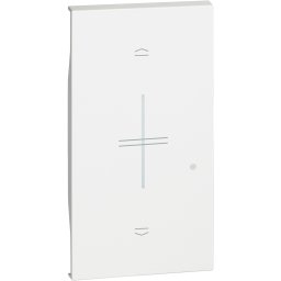 Placa intrerupator jaluzele conectat 2M Living Now Bticino alb KW32M2