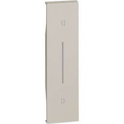 Placa intrerupator jaluzele semne verticale 1M Living Now Bticino nisip KM05V
