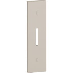 Placa intrerupator inversor semne verticale 1M Living Now Bticino nisip KM06V