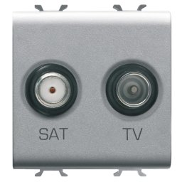 Priza TV+SAT 2M Gewiss Chorus titan GW14383