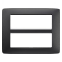 Rama Ornament 12M ONE Gewiss Chorus negru satinat GW16112VN