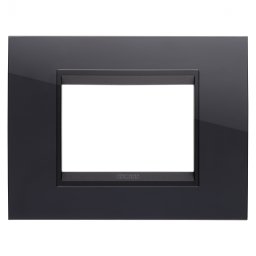 Rama Ornament 3M LUX Gewiss Chorus monocrom negru GW16203YN