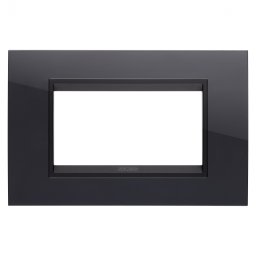 Rama Ornament 4M LUX Gewiss Chorus monocrom negru GW16204YN