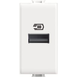 Priza USB 1M Tip A 5V Matix Bticino alb AM4191A
