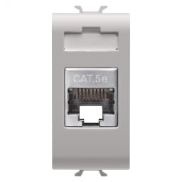 Priza FTP CAT 5E 1M Gewiss Chorus bej satinat MAT GW13422