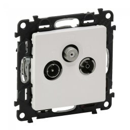Priza TV-R-SAT de capat Legrand Valena Life alb 753164