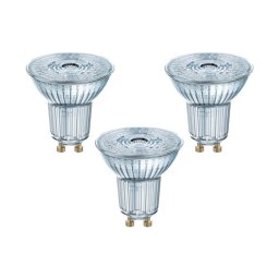 Set 3 becuri PAR16 LED 4.3W 350lm 2700K GU10 Osram 4058075818392