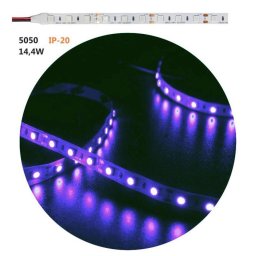 Banda LED 14.4W m 12V IP20 RGB Lumen Adeleq 05-34129 RGB