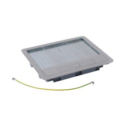 Capac si rama inox pentru doza pardoseala standard 12 18M Legrand 088004