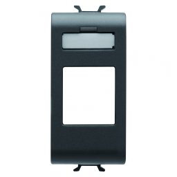 Carcasa conector date 1M Gewiss Chorus negru GW12431