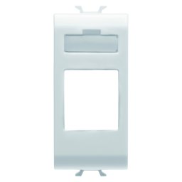 Carcasa conector date 1M Gewiss Chorus alb satinat MAT GW15431