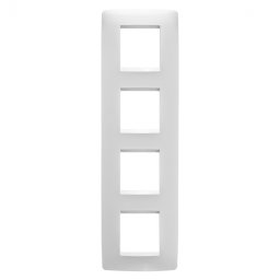 Rama Ornament 4P verticala ONE Gewiss Chorus alb GW16129TB