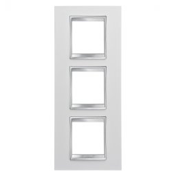 Rama Ornament 3P verticala LUX Gewiss Chorus alb GW16227TB