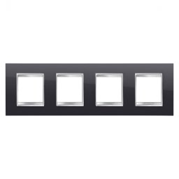 Rama Ornament 4P LUX Gewiss Chorus negru GW16228TN