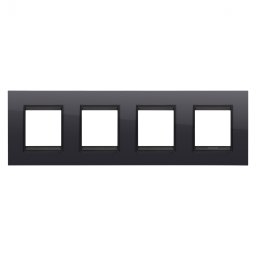 Rama Ornament 4P LUX Gewiss Chorus monocrom negru GW16228YN