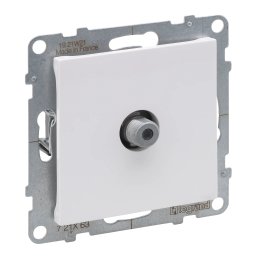 Priza TV de capat tip F Legrand Suno alb 721163
