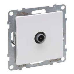 Priza TV de capat tata Legrand Suno alb 721164