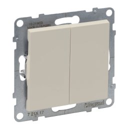 Intrerupator dublu revenire Legrand Suno ivoar 721217