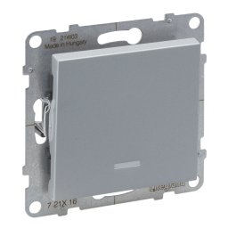 Intrerupator cap scara cu led Legrand Suno aluminiu 721316