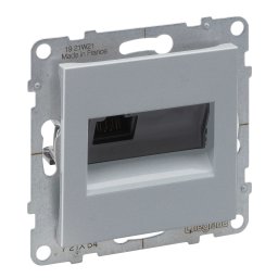 Priza RJ45 STP CAT6A Legrand Suno aluminiu 721354