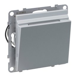 Intrerupator cu cartela Legrand Suno aluminiu 721375
