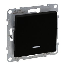 Intrerupator cap scara cu led Legrand Suno negru 721416