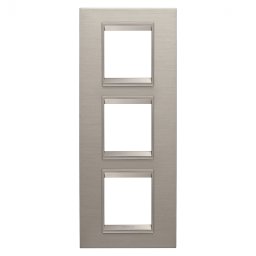 Rama Ornament 3P verticala metal LUX Gewiss Chorus aluminiu periat GW16227XS