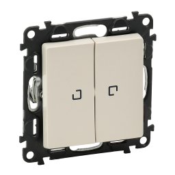 Intrerupator dublu cu led Legrand Valena Life ivoar 752228