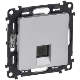 Priza RJ11 conectare rapida Legrand Valena Life aluminiu 753338