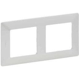 Rama ornament 2 posturi Legrand Valena Life alb perlat 754142