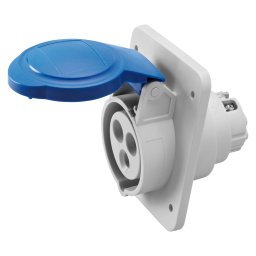 Priza ST unghi 10 2P+E 16A Gewiss 230V GW62205H