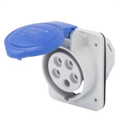 Priza ST unghi 10 3P+E 32A Gewiss 230V GW62217H