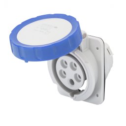 Priza ST unghi 10 3P+N+E 32A Gewiss 230V GW62240H