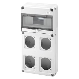 Tablou organizare Q-DIN 10M 4 prize IEC 16 32A IP65 Gewiss GW68003N