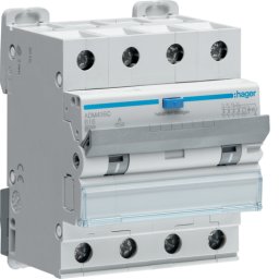 Siguranta diferential 16A 4P 30mA 6Ka B tip A Hager ADM416C