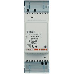 Alimentare suplimentara maxim 600mA Bticino 346020