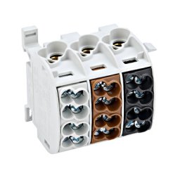 Clema de derivatie CU 25mmp 3 poli izolata Schrack IK026183-A