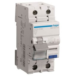 Siguranta diferential RCBO 10A 1P+N 10mA 6Ka B tip A Hager ACS910D