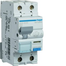 Diferential RCBO 32A 1P+N 30mA 6Ka B tip A Hager ADA932D