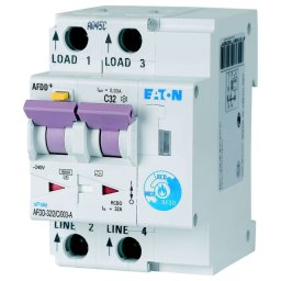 Diferential cu detectie arc electric 32A C 30mA 6kA Xpole Eaton AFDD-32 2 C 003-A