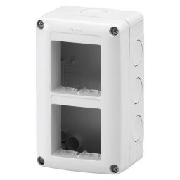 Doza PT 4M (2+2) verticala IP40 Gewiss System Gri GW27021