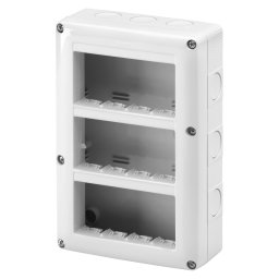Doza PT 12M (4x3) verticala IP40 Gewiss System Gri GW27024