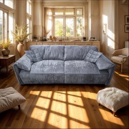 Canapea cu 2 locuri- Havana, Gri