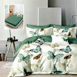 Lenjerie finet 6 piese cu husa - 160x200 si 180x200 (hf6p272)